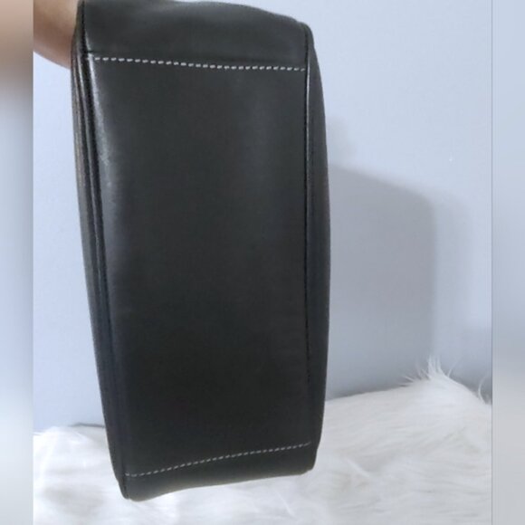 Coach vintage Y2K top handle monogram canvas leather small tote #6092 EUC - Picture 4 of 9